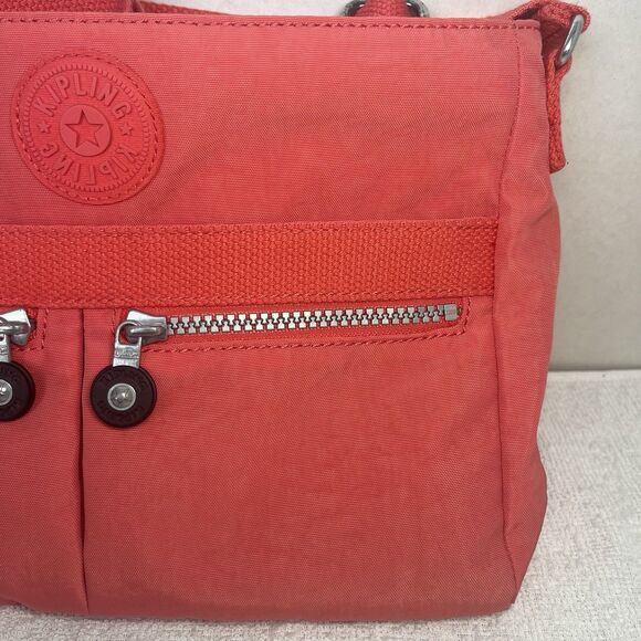 Kipling Angie Crossbody Shoulder Bag Purse Adjustable Strap Pink - Picture 3 of 8